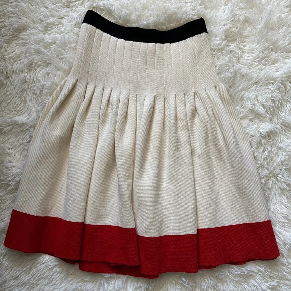 Etcetera pleated skirt